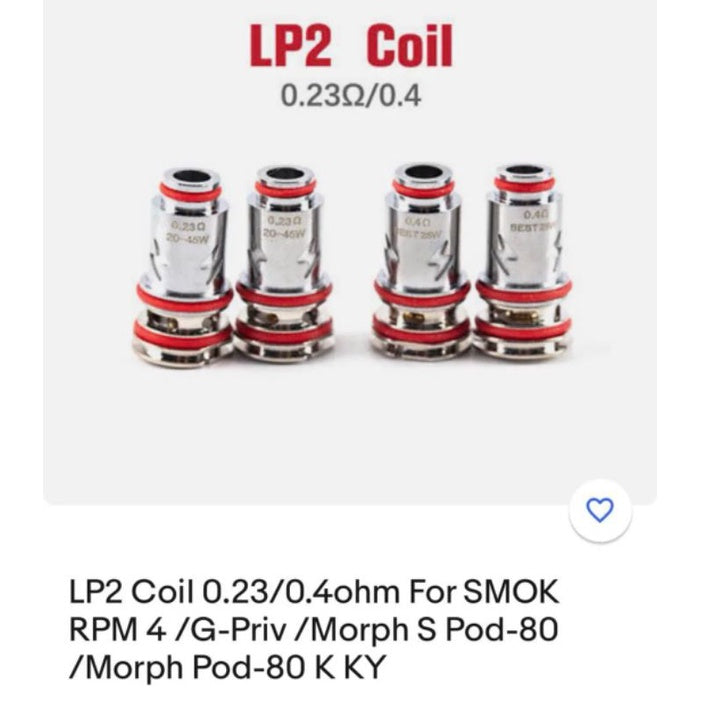 Smok LP2 Replacement Coil 0.23ohm DL (20-45w)