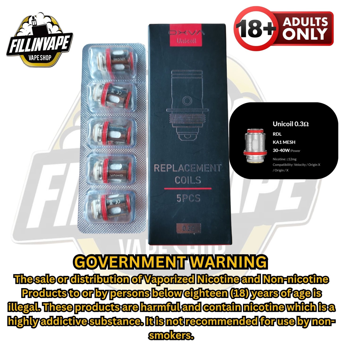 Oxva UNIcoil Replacement Coils