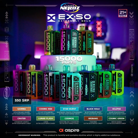 Exso 15k puffs Disposable Pod