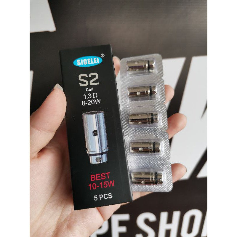 Sigelei Etiny MC & S2 replacement coils 1.3ohm 8-20watts (sold per piece)