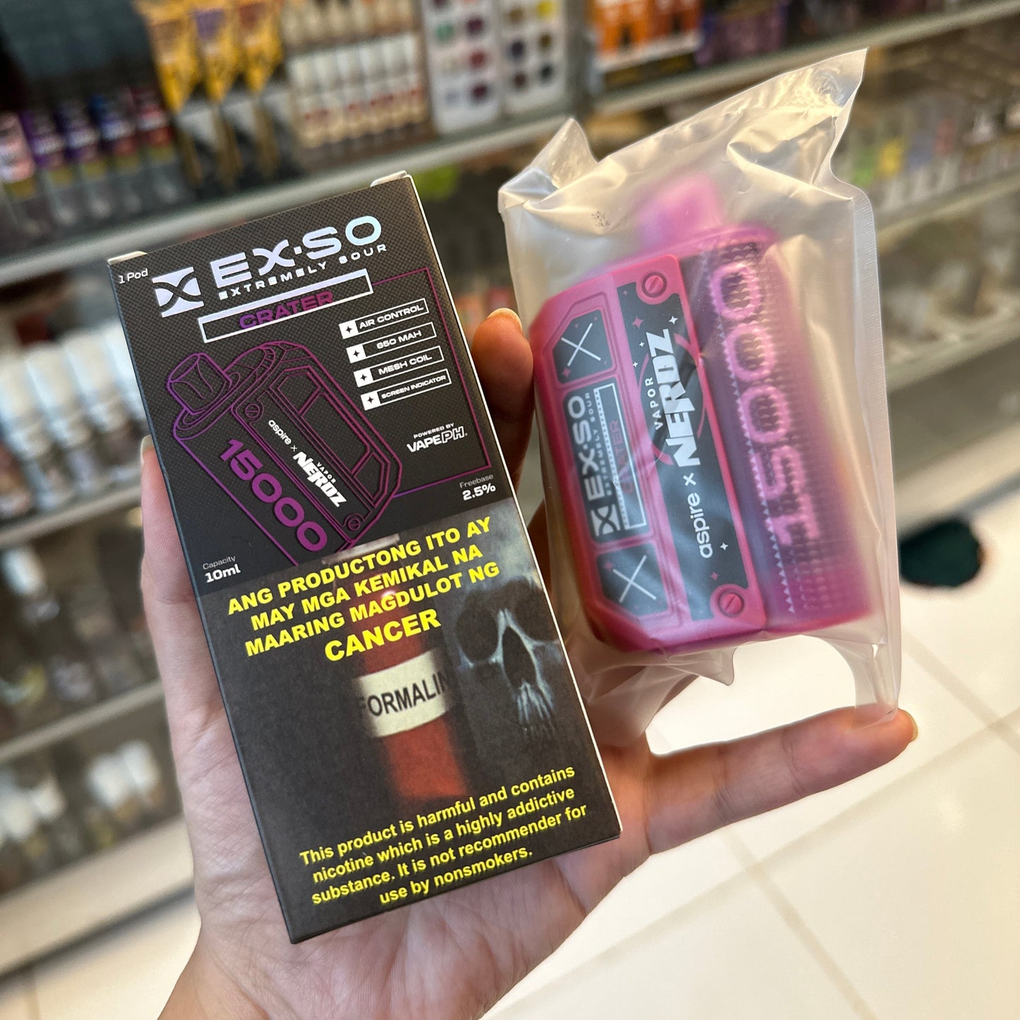 Exso 15k puffs Disposable Pod