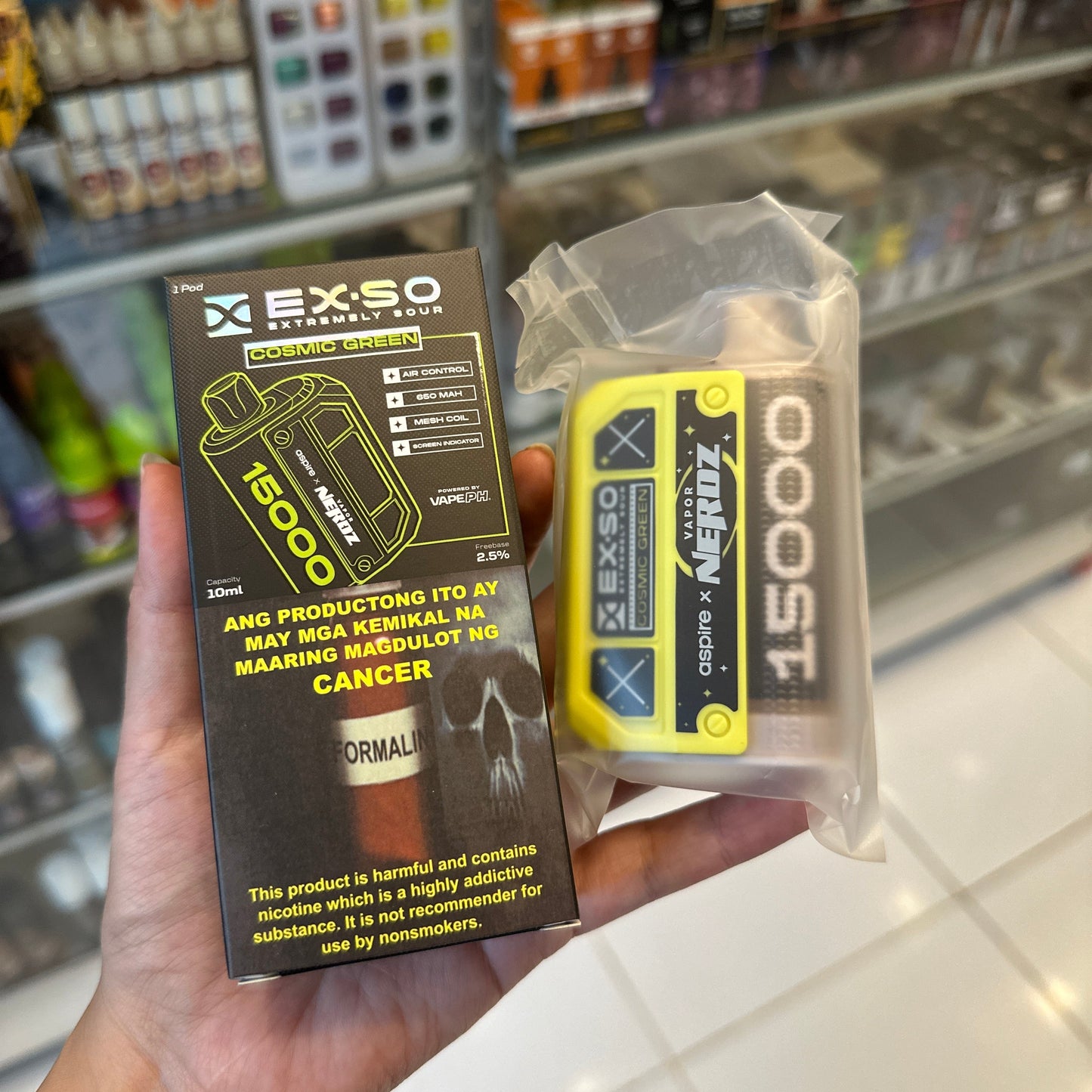 Exso 15k puffs Disposable Pod