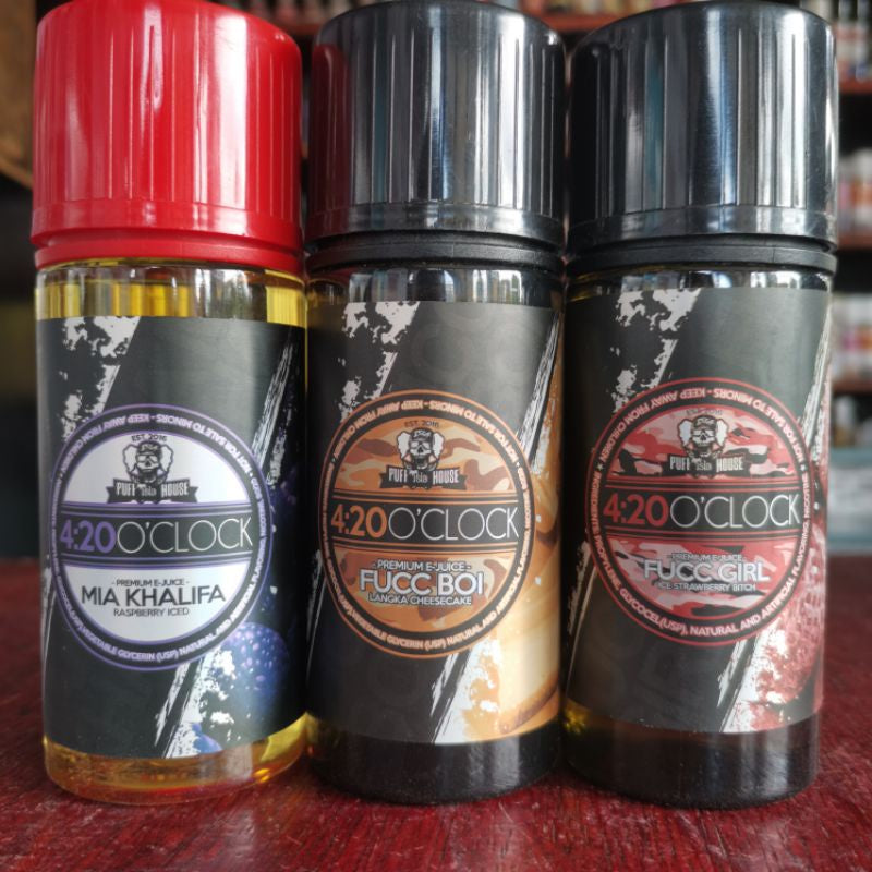 420 o'clock 100ml 3mg 80vg/20pg