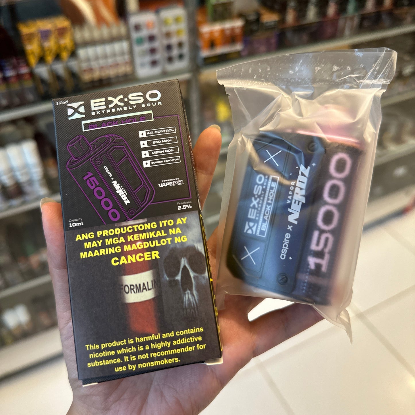 Exso 15k puffs Disposable Pod