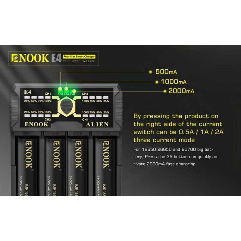 Enook ALIEN E4 Quad Charger