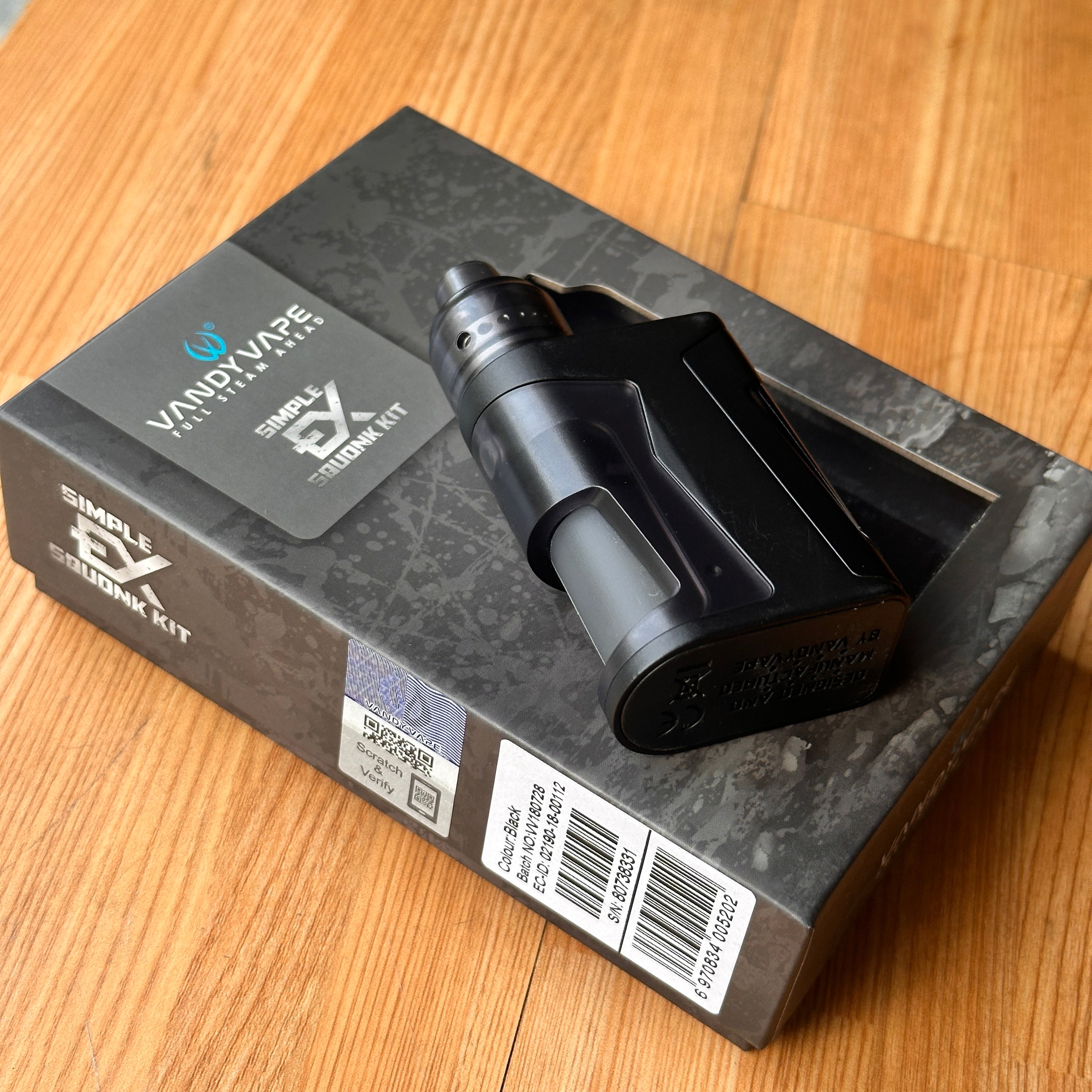 VandyVape Simple EX Squonk Kit Legit  FILLINVAPE