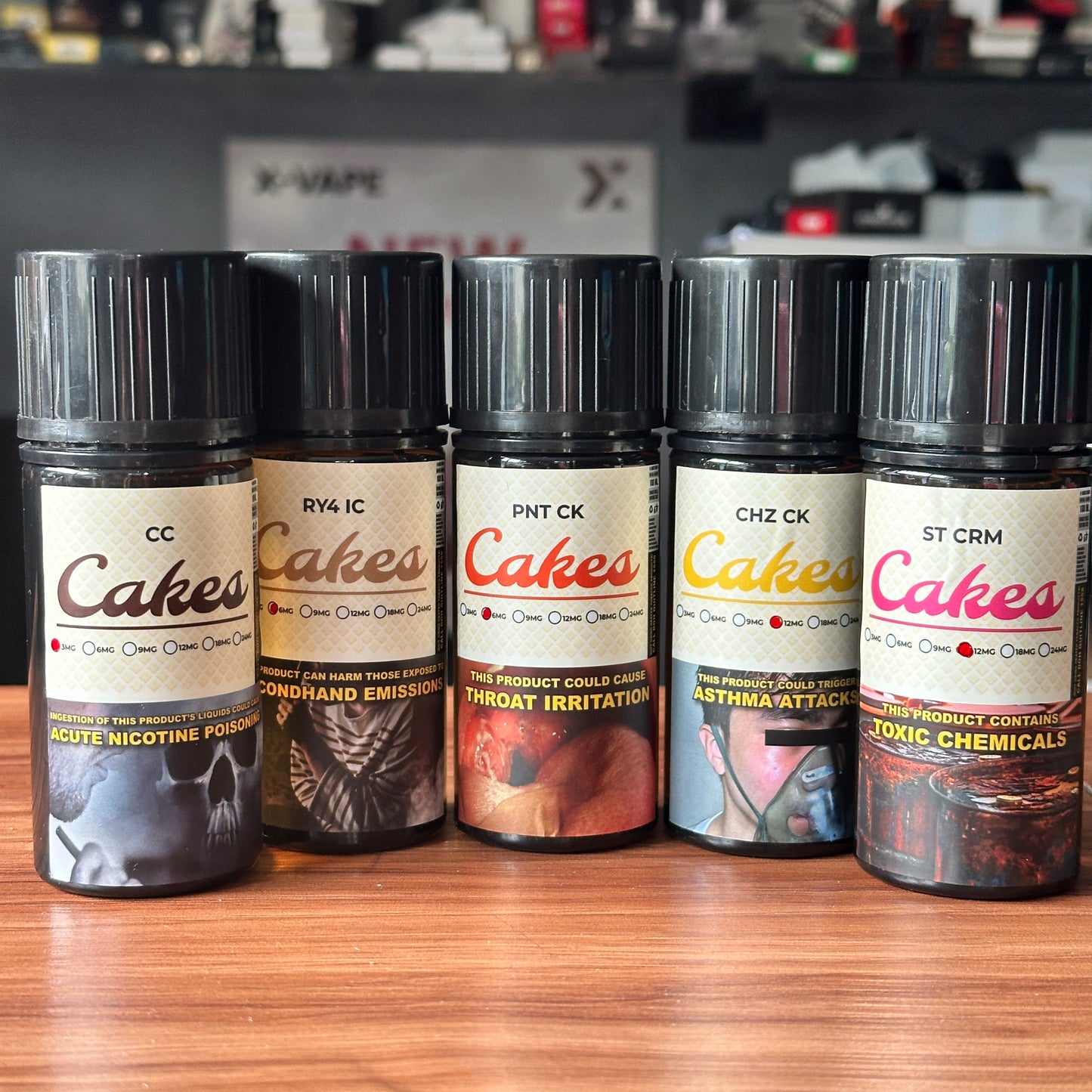 Cakes 100ml 3/6/12/24mg 50vg/50pg