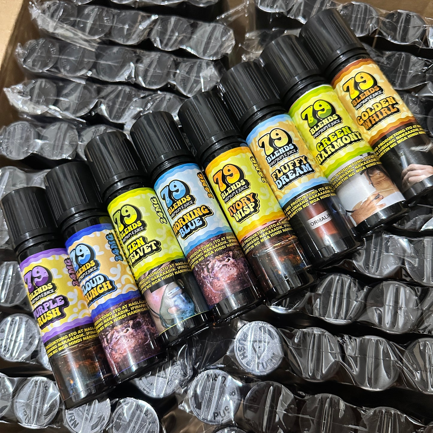 79 blends 60ml Premium 12mg/24mg 50vg/50pg
