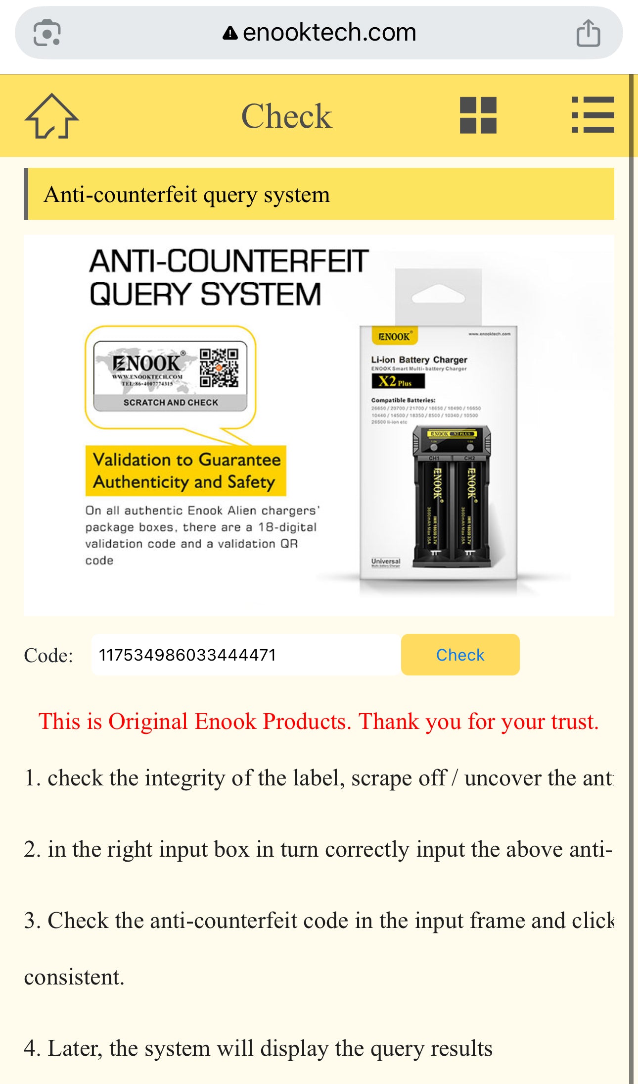 Legit Enook 18650 battery 3600mah 30A (sold per pair)