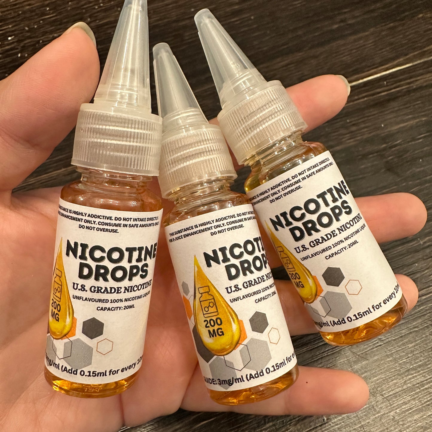 Nicotine Drops 200mg US Premium Based
