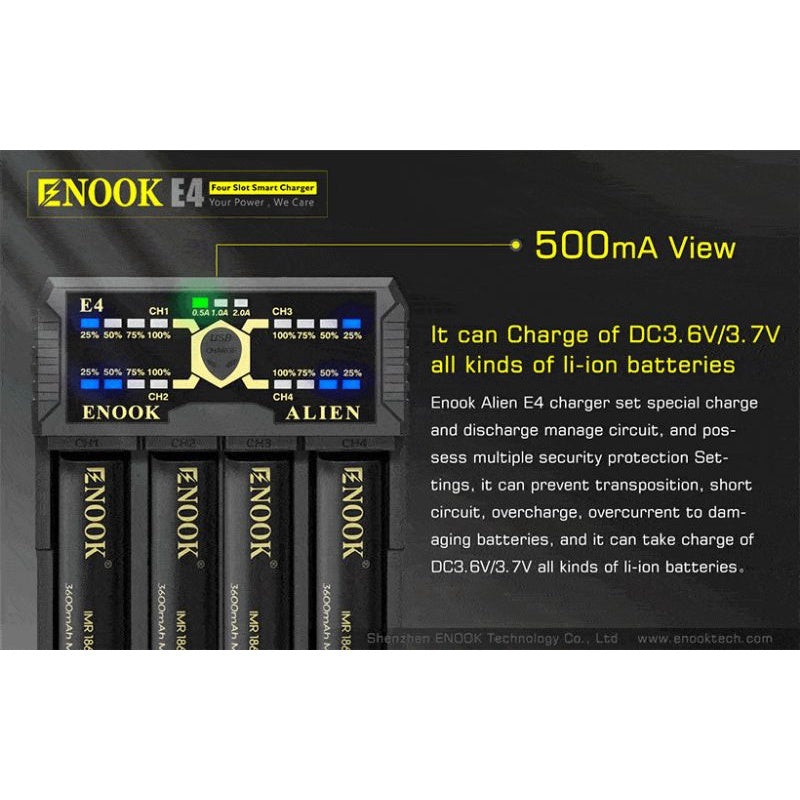 Enook ALIEN E4 Quad Charger