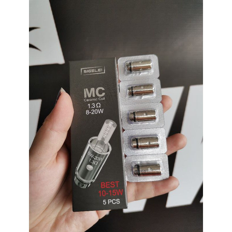 Sigelei Etiny MC & S2 replacement coils 1.3ohm 8-20watts (sold per piece)