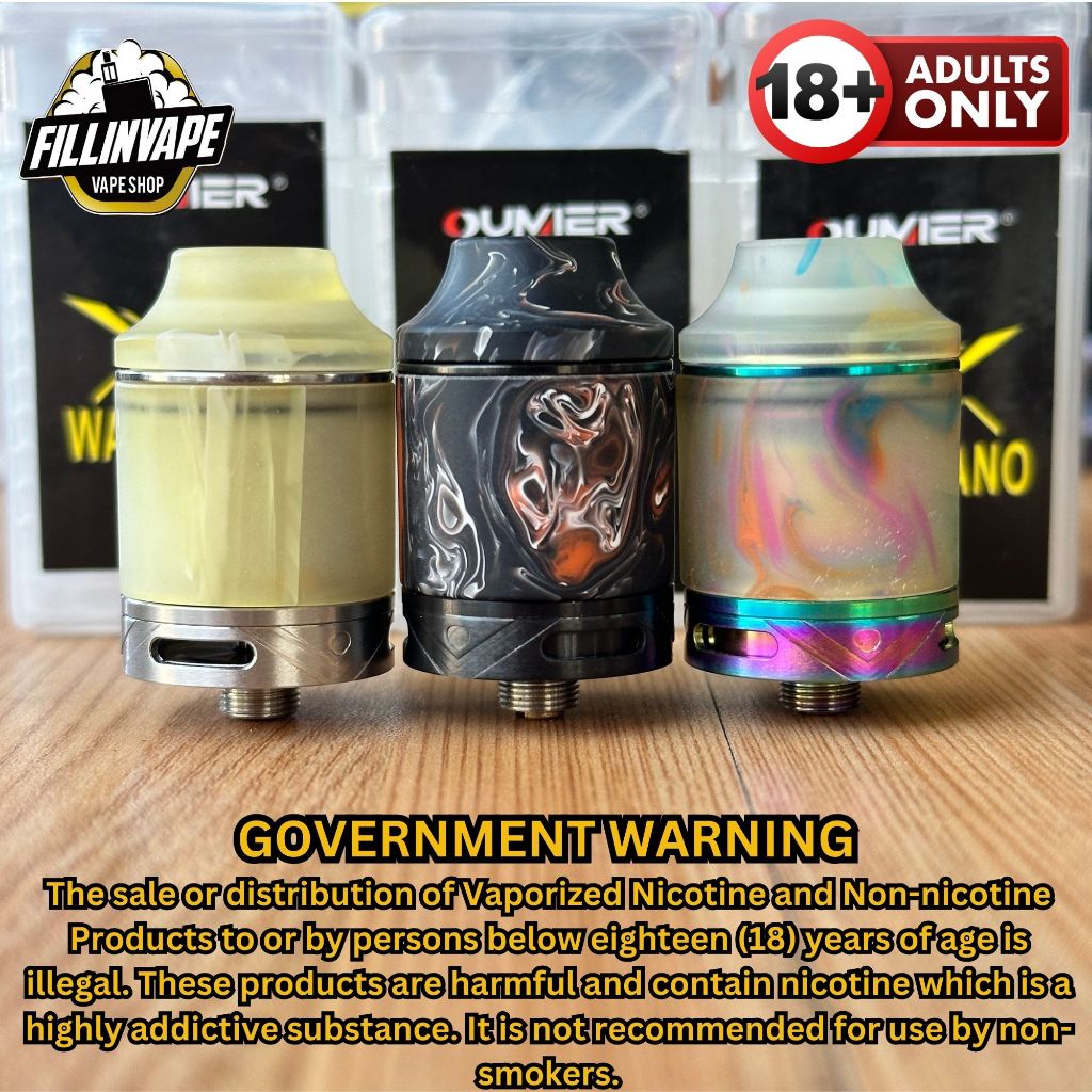 Oumier Wasp Nano RTA 1:1 22mm rebuildable atomizer