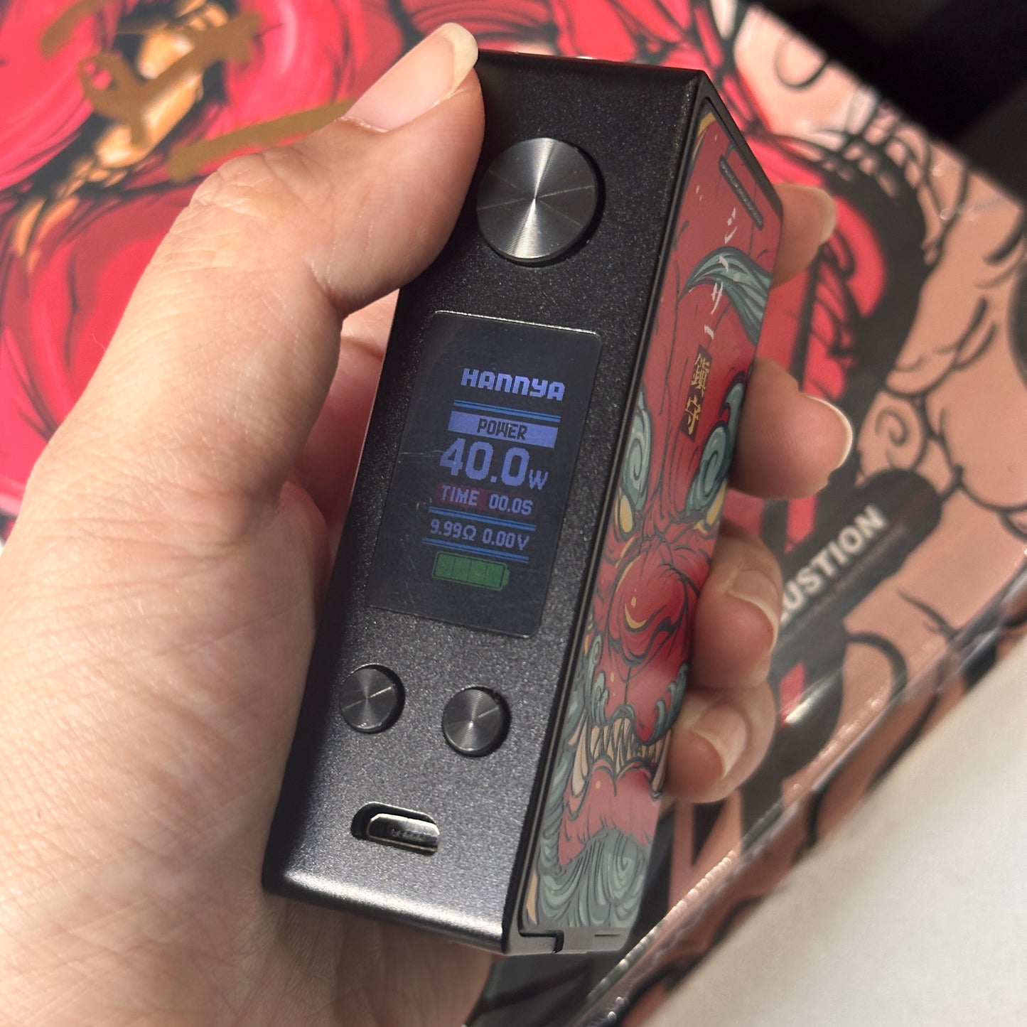 Vapelustion Hannya Mini 80w mod