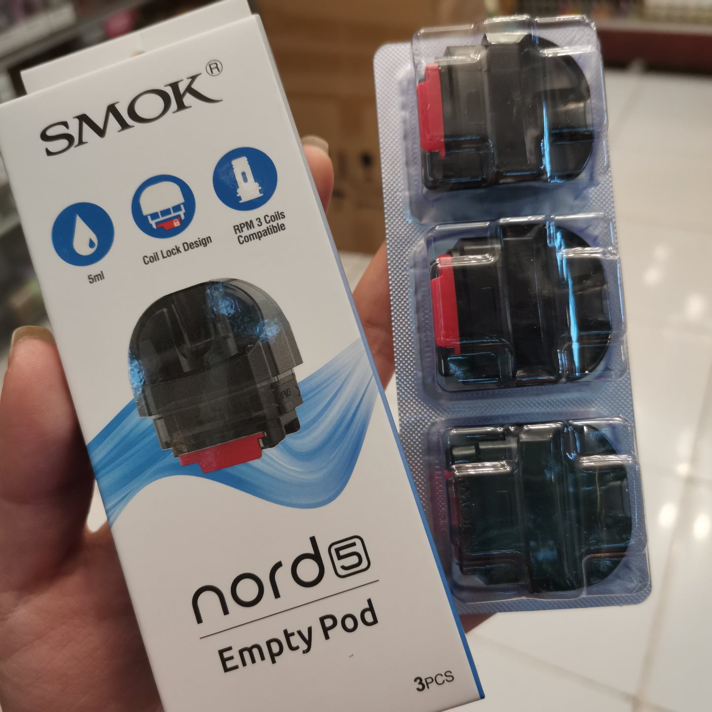 Smok Nord 5 empty pod cartridge 5ml FILLINVAPE Smok Nord 5 empty pod cartridge 5ml FILLINVAPE