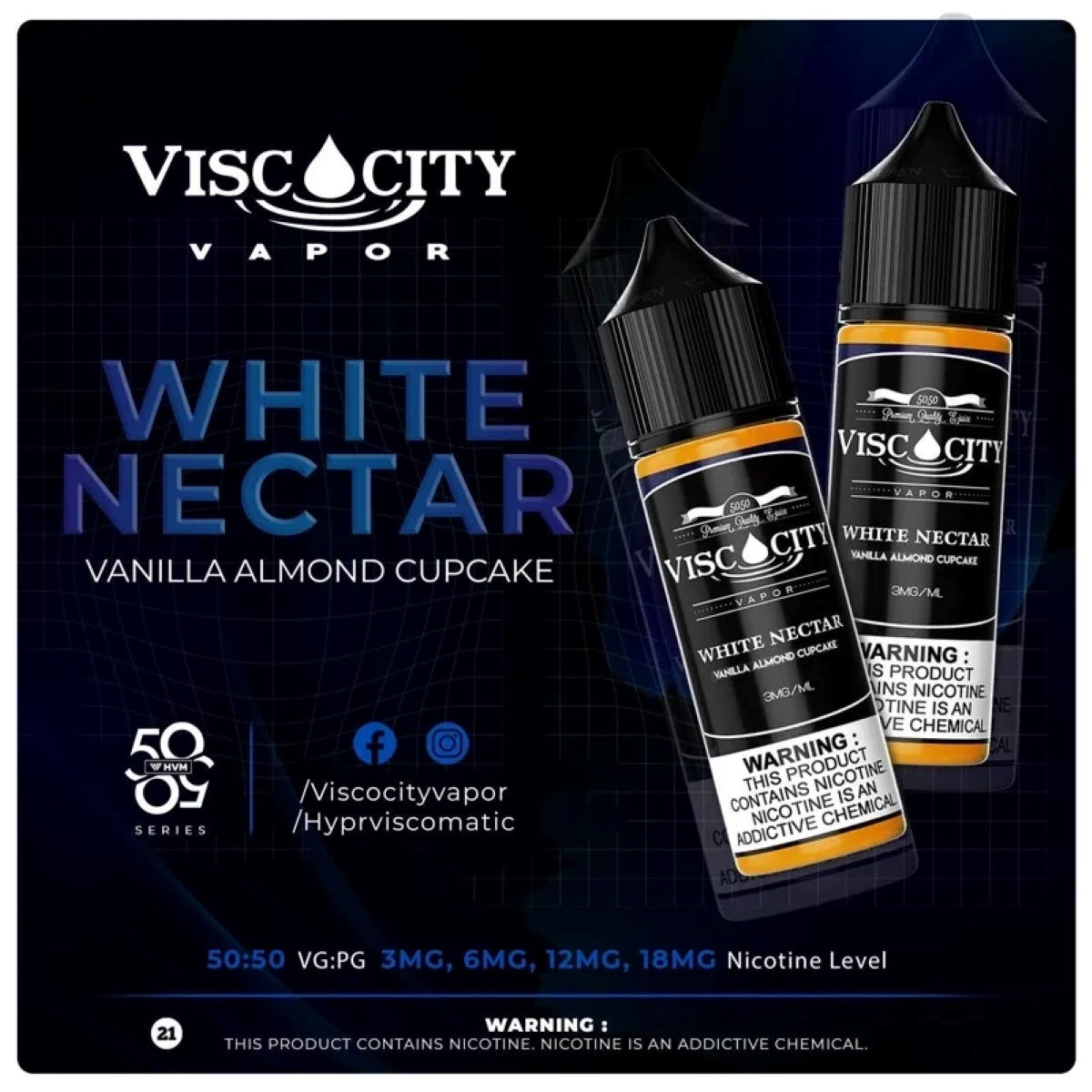 Viscocity White Nectar 3mg,6mg,12mg,24mg