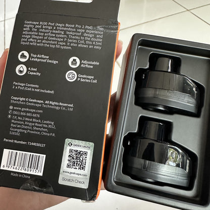 Geekvape B100 pod cartridge 4.5ml coil not included