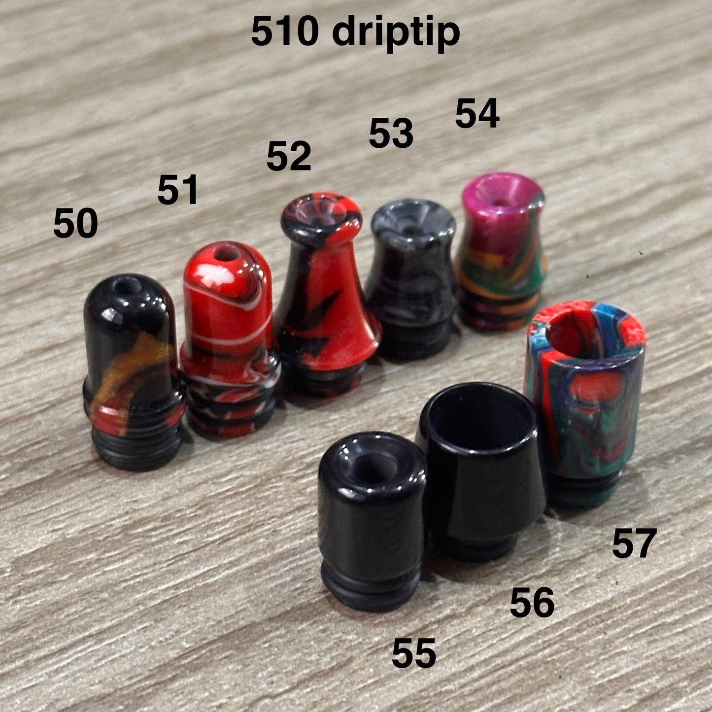 Driptip 510/810 for atomizers