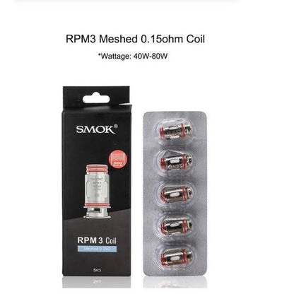 Smok RPM 3 Meshed 0.15ohm & 0.23ohm replacement coil