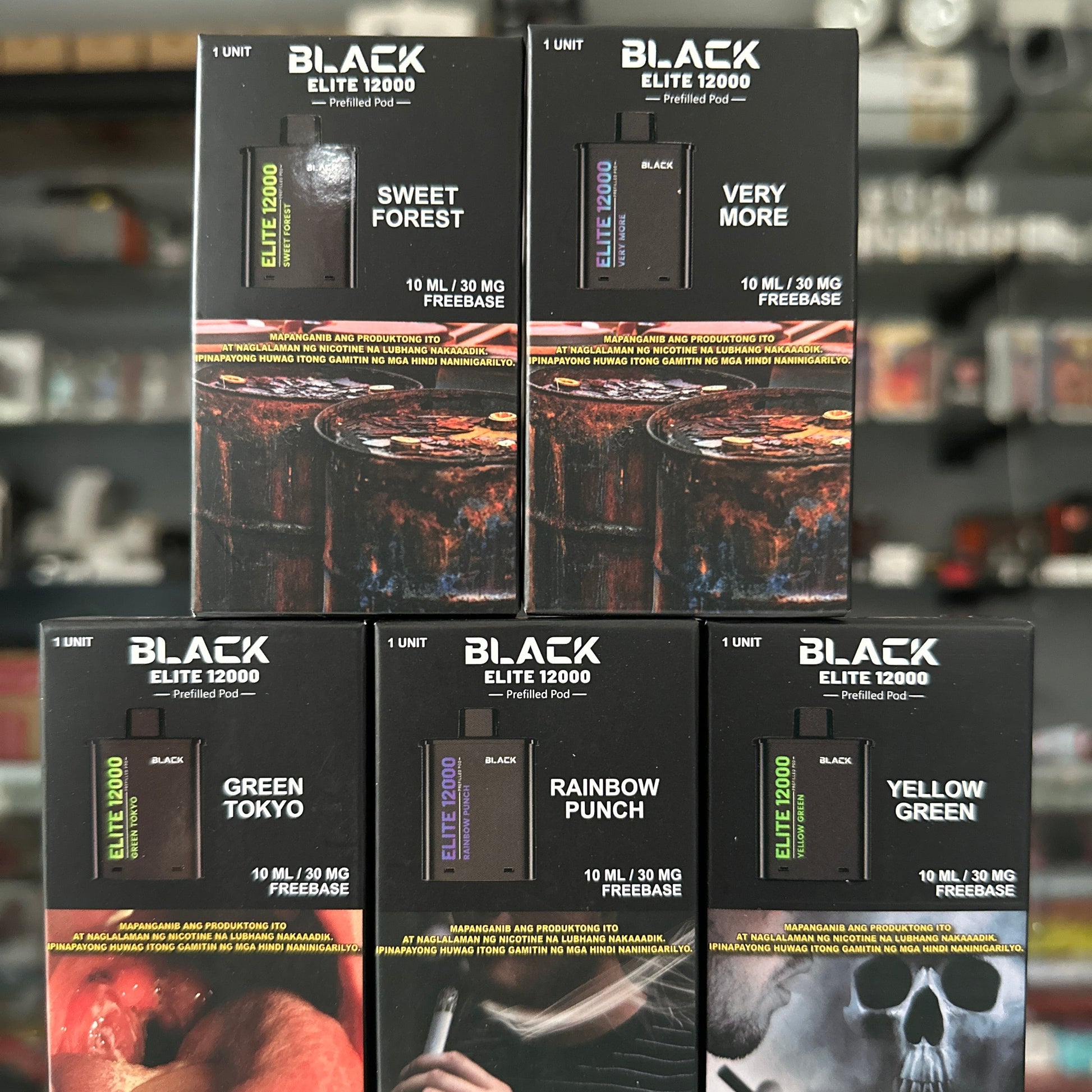 Black Elite V2 12,000 puffs FILLINVAPE Black Elite V2 12,000 puffs FILLINVAPE