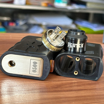 Vertex Mechanical Box Mod with booster 1:1 (parallel configuration) FILLINVAPE Vertex Mechanical Box Mod with booster 1:1 (parallel configuration) FILLINVAPE