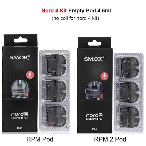 Smok Nord 4 replacement pod cartridge 4.5ml [coil not included]