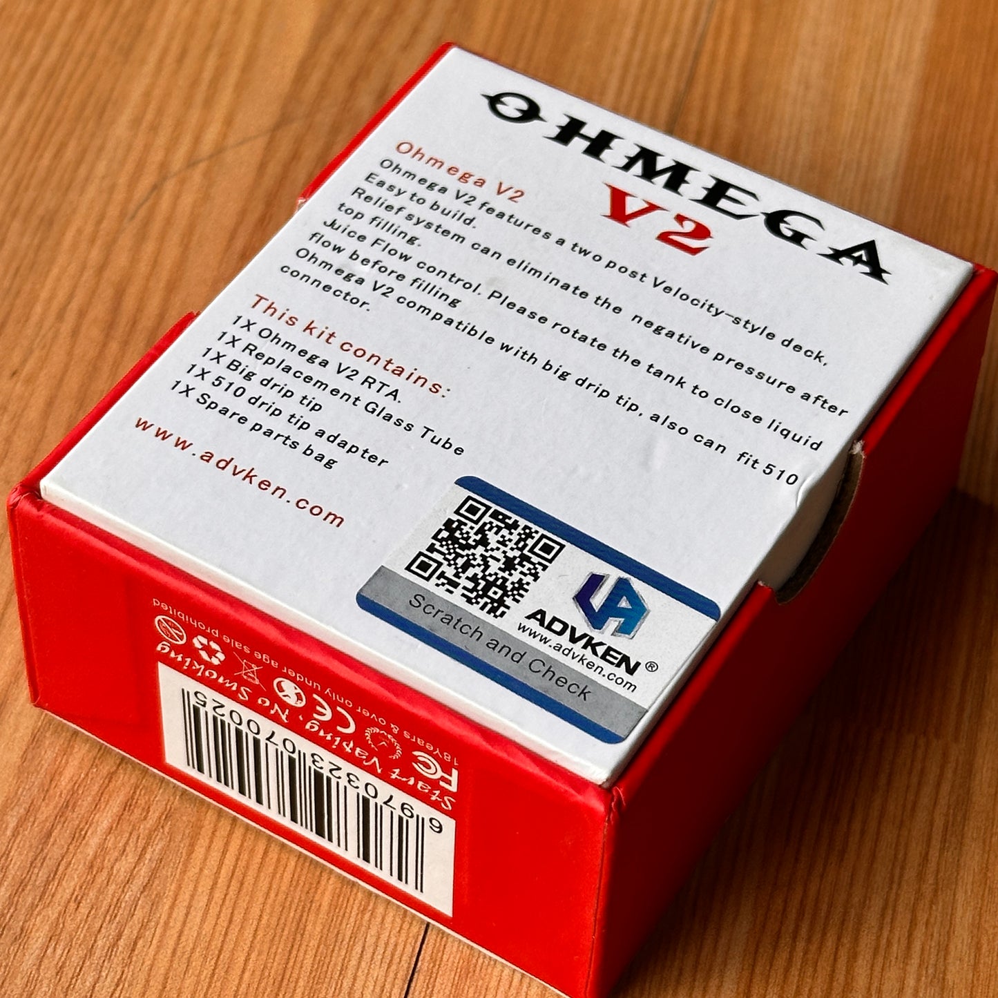 Advken Ohmega v2 RTA 22mm Legit