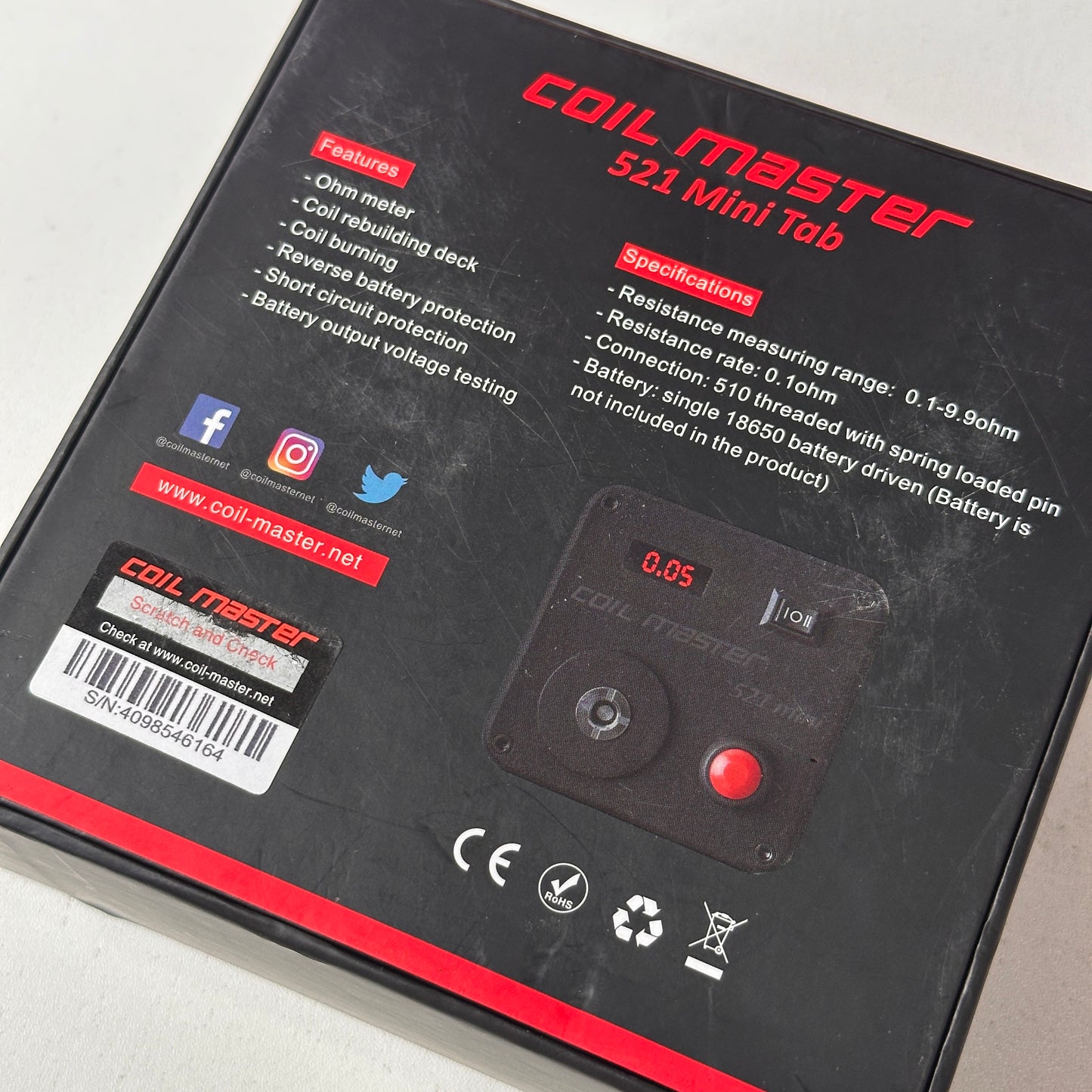 Coil Master 521 Mini Tab Legit