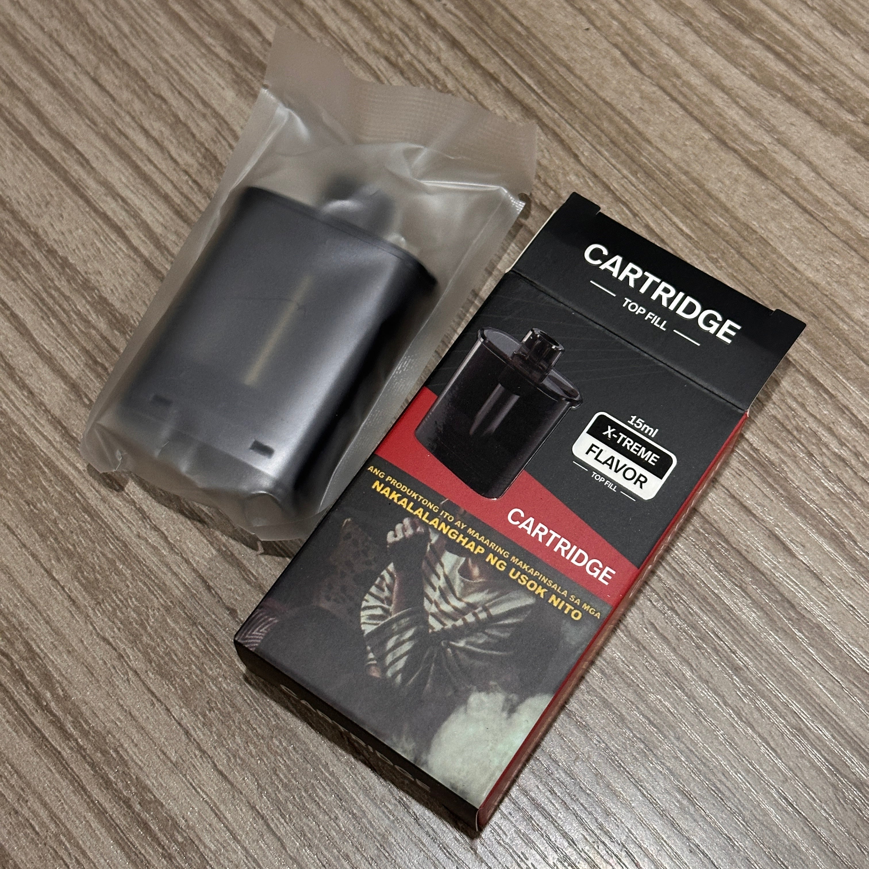 Black Elite V2 Refillable Top Fill Cartridge 15ml capacity (no juice i ...