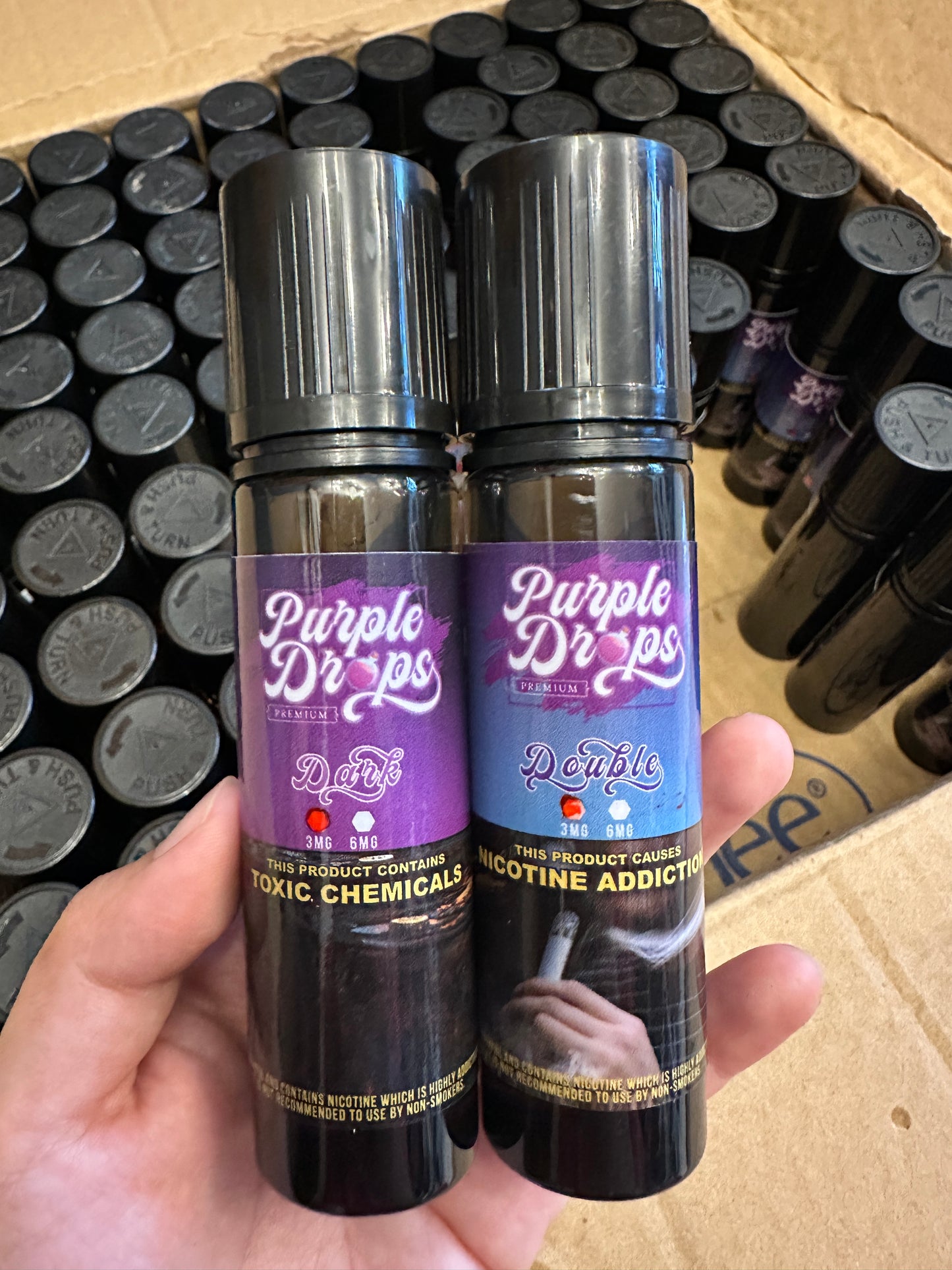 Purple Drops 3/6mg Dark Elixir 60ml