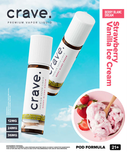 Crave 60ml 12/24/36mg 50vg/50pg