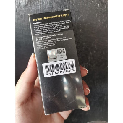 Voopoo Drag Nano 2 Replacement Pod Cartridge 2ml