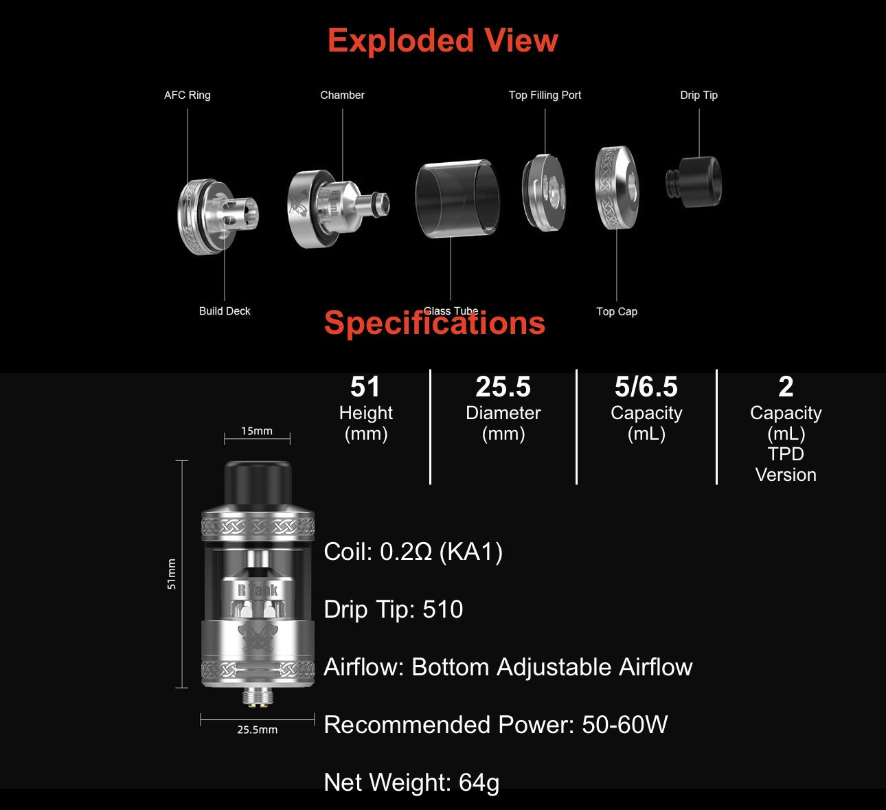 Hellvape Dead Rabbit R Tank 25mm Legit