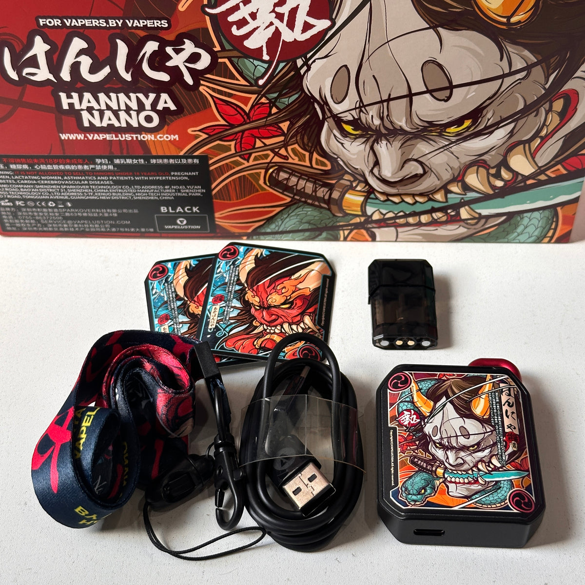 Vapelustion Hannya Nano pod kit 600mah