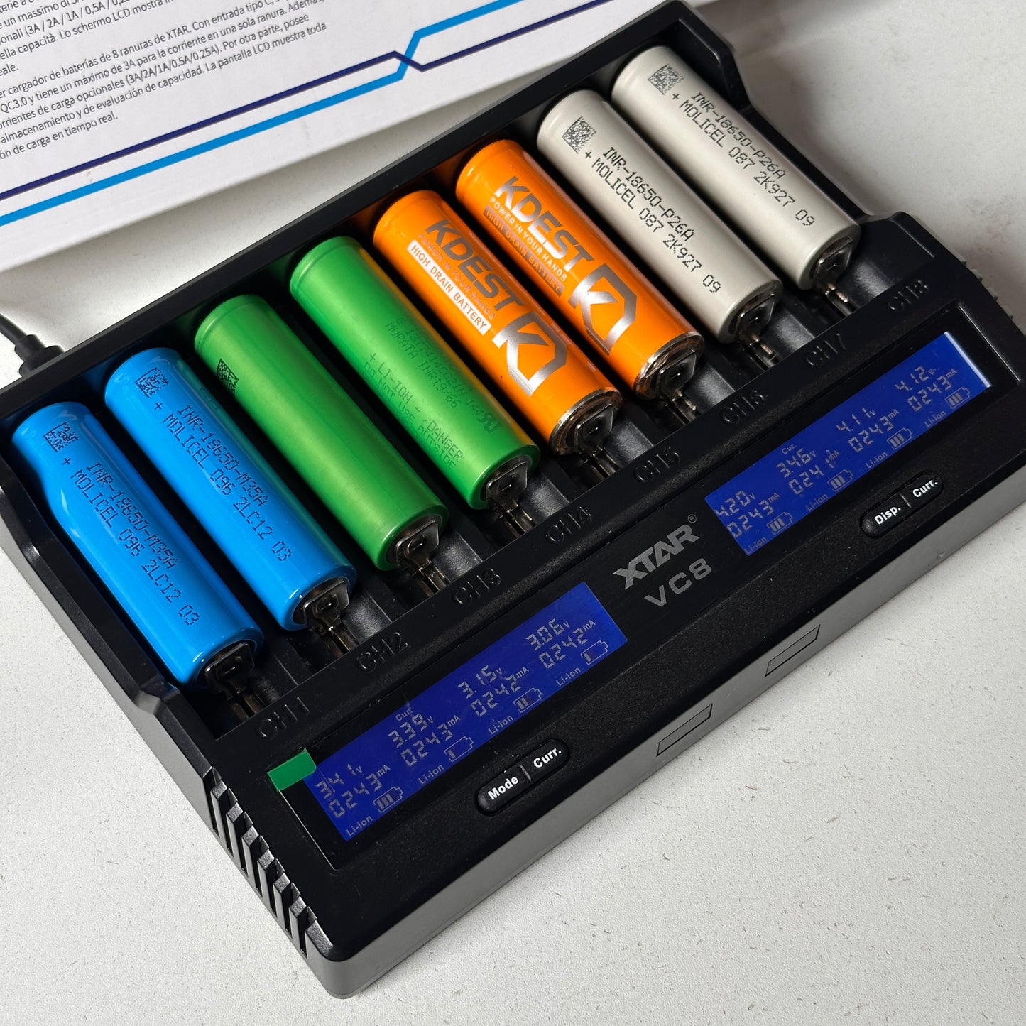XTAR VC8 8-slot Charger Legit