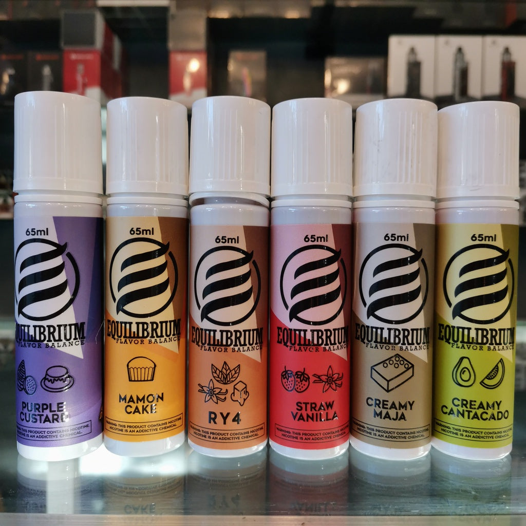 Equilibrium 65ml 6mg/12mg/24mg/36mg freebase ejuice