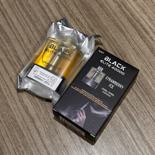 Black Elite v2 40k puffs Transparent 20ml 30mg