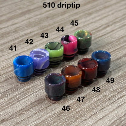 Driptip 510/810 for atomizers