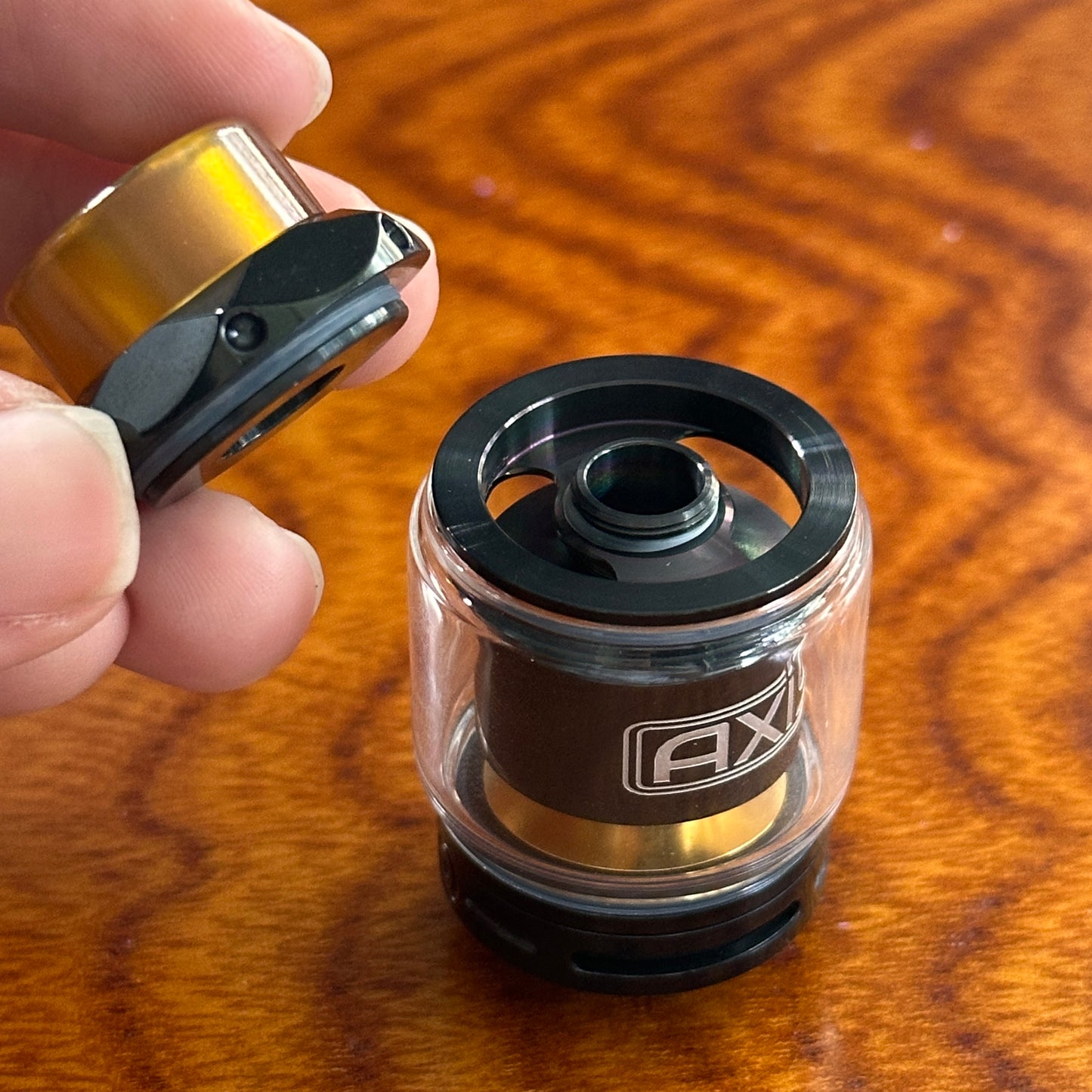 Gemz Axis RTA 24mm Legit (single coil deck atomizer)
