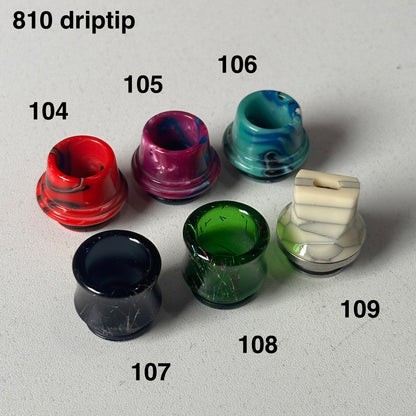 Driptip 510/810 for atomizers