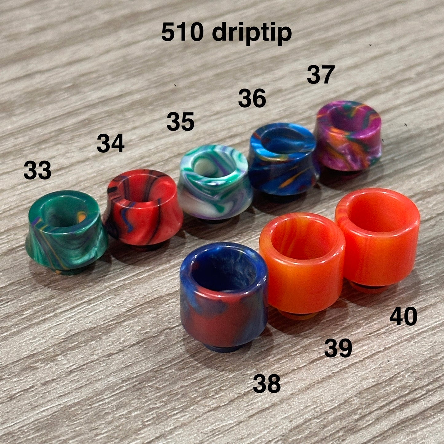 Driptip 510/810 for atomizers