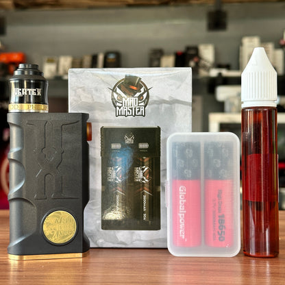 Vertex Mechanical Box Mod with booster 1:1 (parallel configuration)