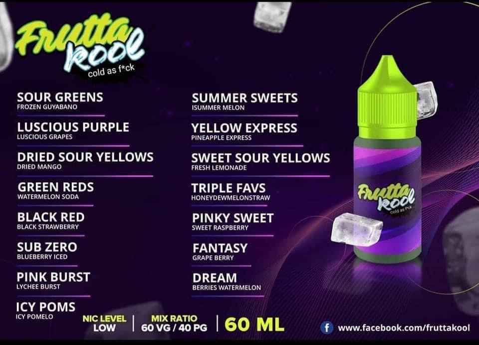 Frutta Kool 60ml 3mg 60vg/40pg