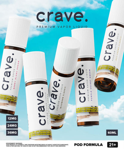 Crave 60ml 12/24/36mg 50vg/50pg