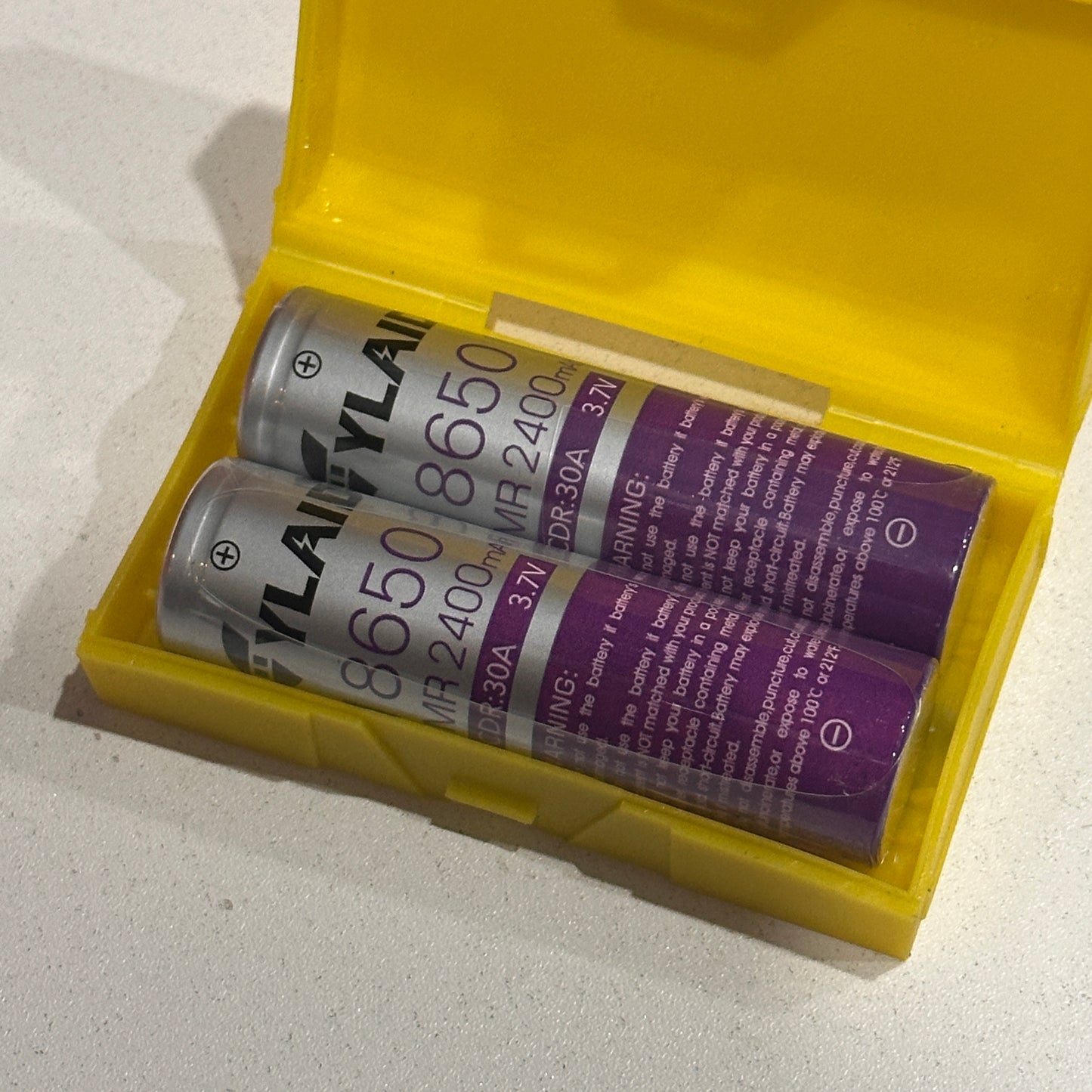 Cylaid 2400mAh 30A 18650 battery (sold per pair)