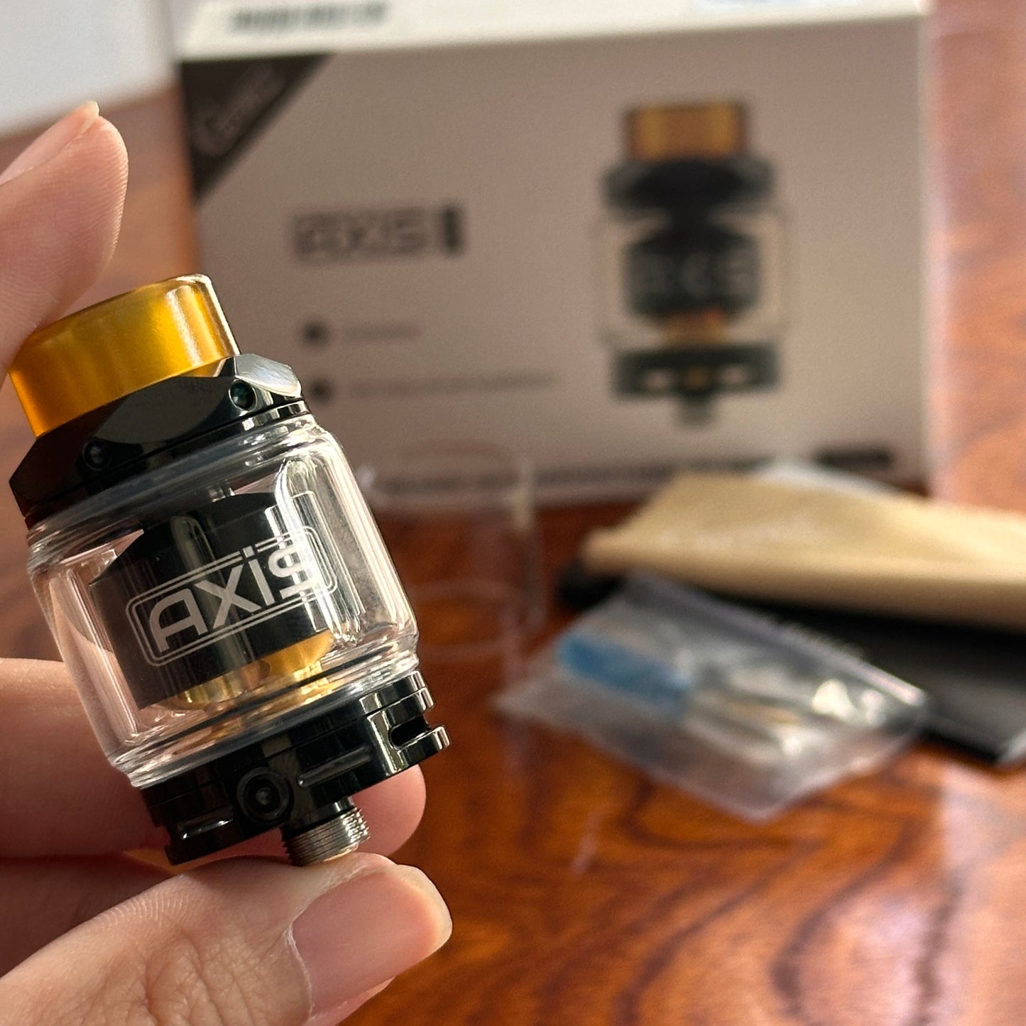 Gemz Axis RTA 24mm Legit (single coil deck atomizer)