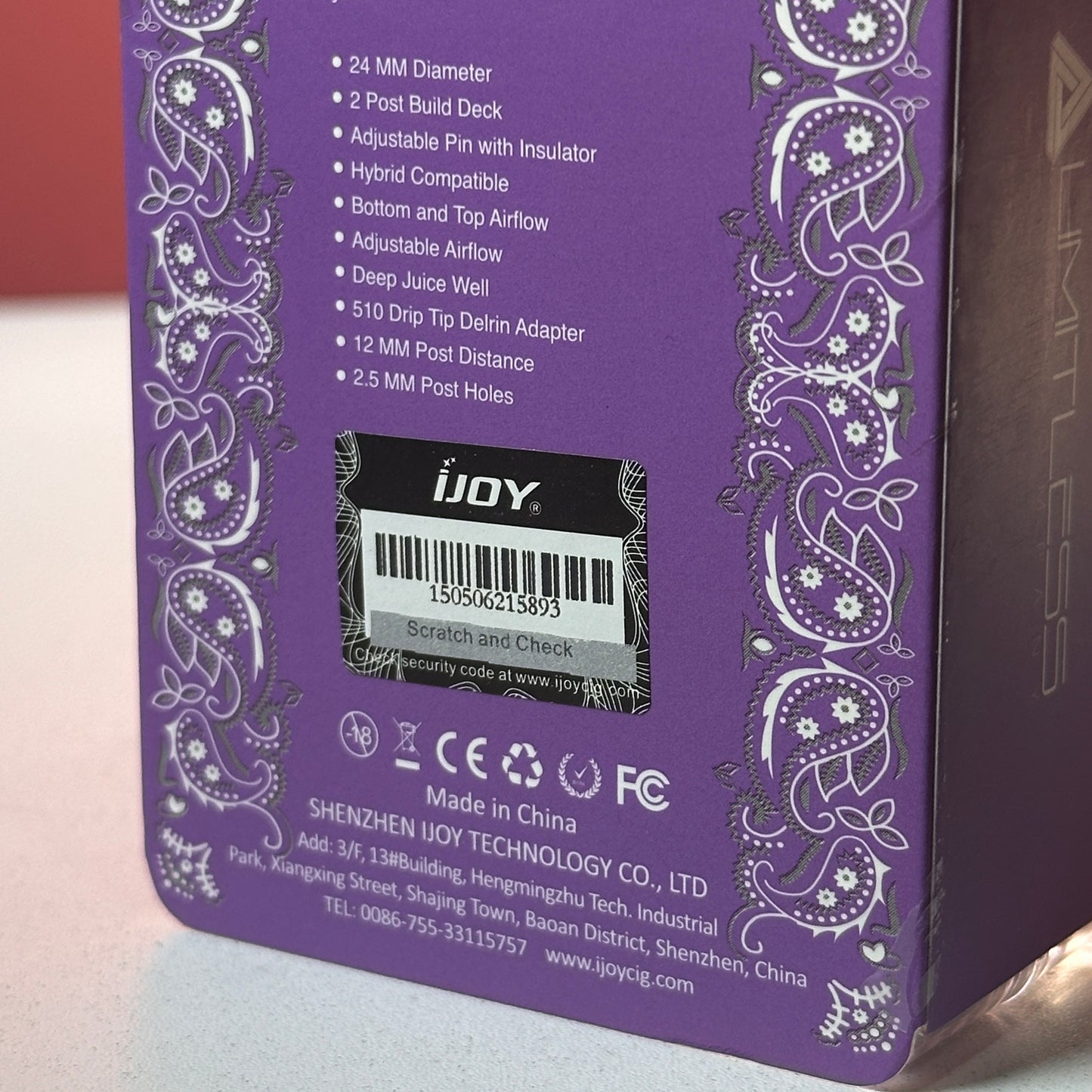 Ijoy Limitless 24mm RDA Legit