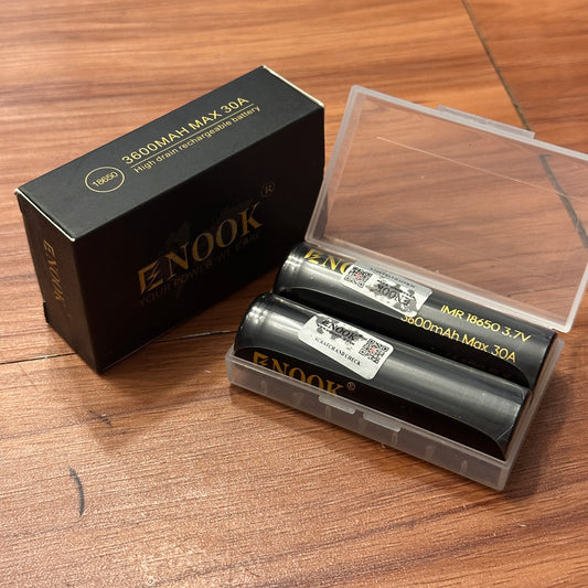 Legit Enook 18650 battery 3600mah 30A (sold per pair)