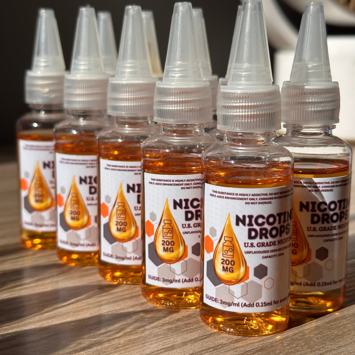 Nicotine Drops 200mg US Premium Based