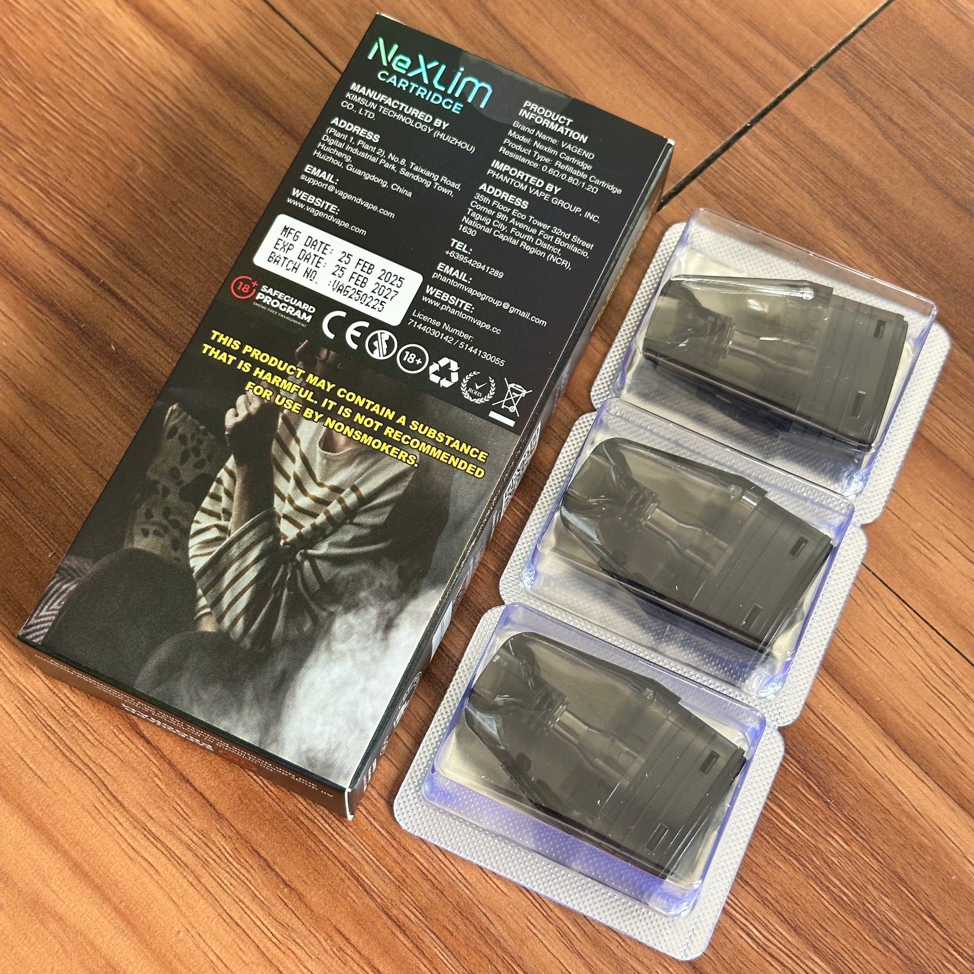 Oxva Nexlim pod cartridge 4ml FILLINVAPE Oxva Nexlim pod cartridge 4ml FILLINVAPE